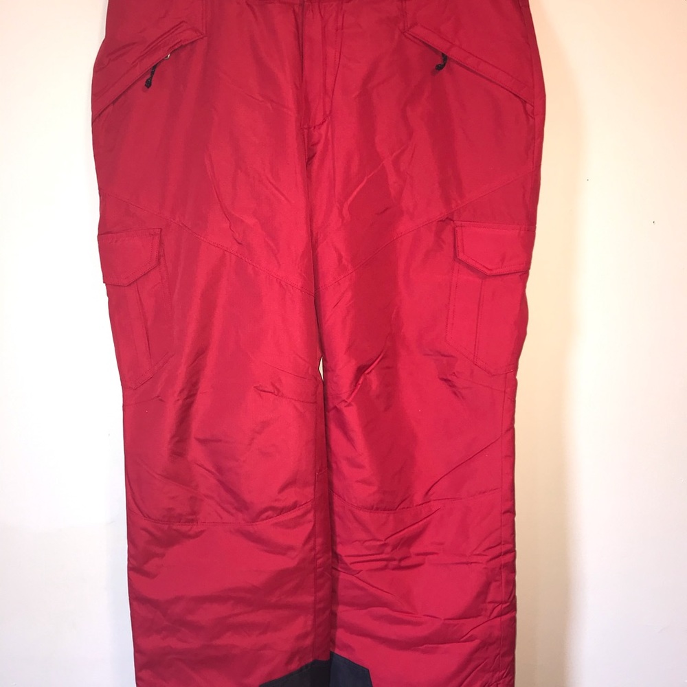 Tsla Red Ski Pants size L NWT